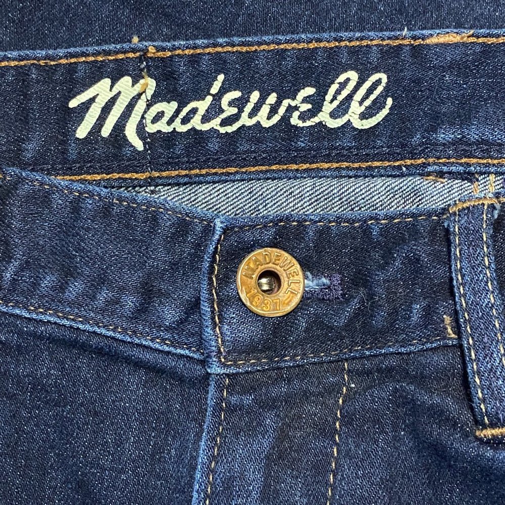 Madewell Jeans 27 x 32 Blue Rail Straight Stretch - Picture 7 of 7